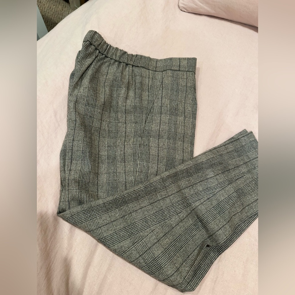ARITZIA Babaton Women Plaid Tan Pants